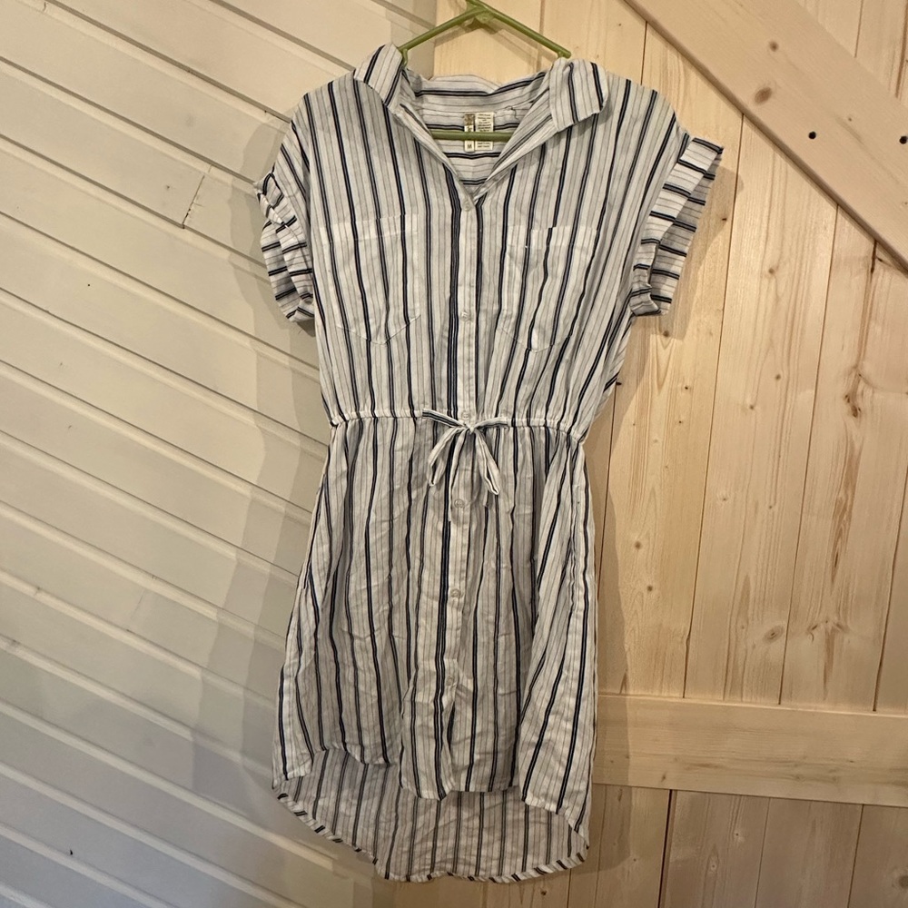 White and Blue Dress